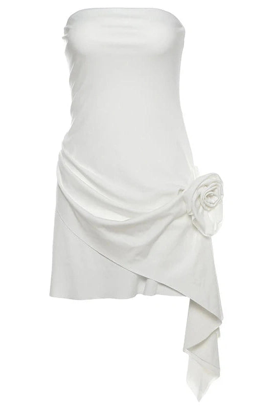 High Waist Sleeveless Slim Mini Dress