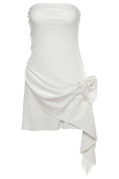 High Waist Sleeveless Slim Mini Dress