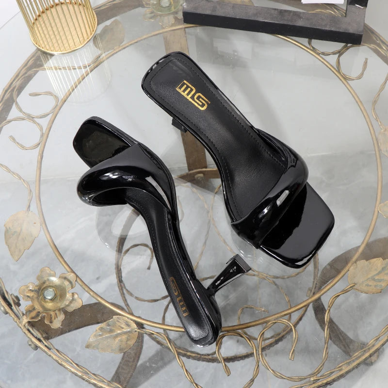 Women’s Open-Toed Sandals With 7Cm Thin Heels