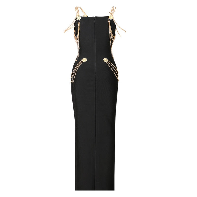 Bellamy Rhinestone Gown Dress