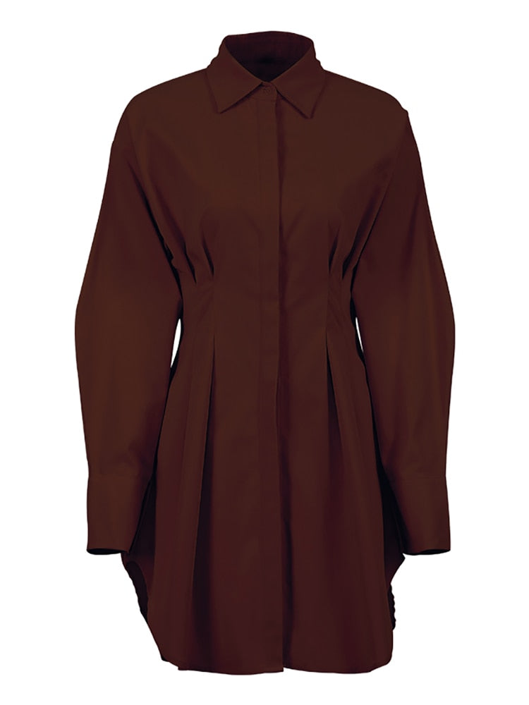 Elletra Pleated Dress