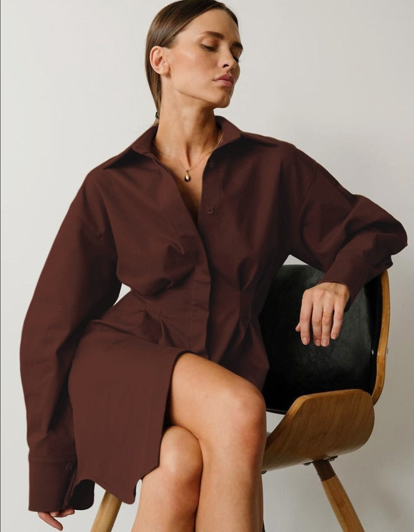 Elletra Pleated Dress
