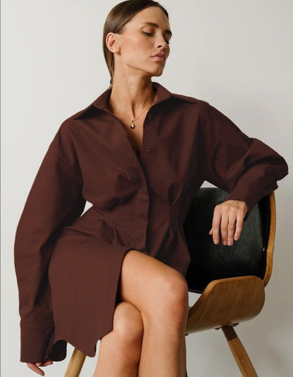 Elletra Pleated Dress