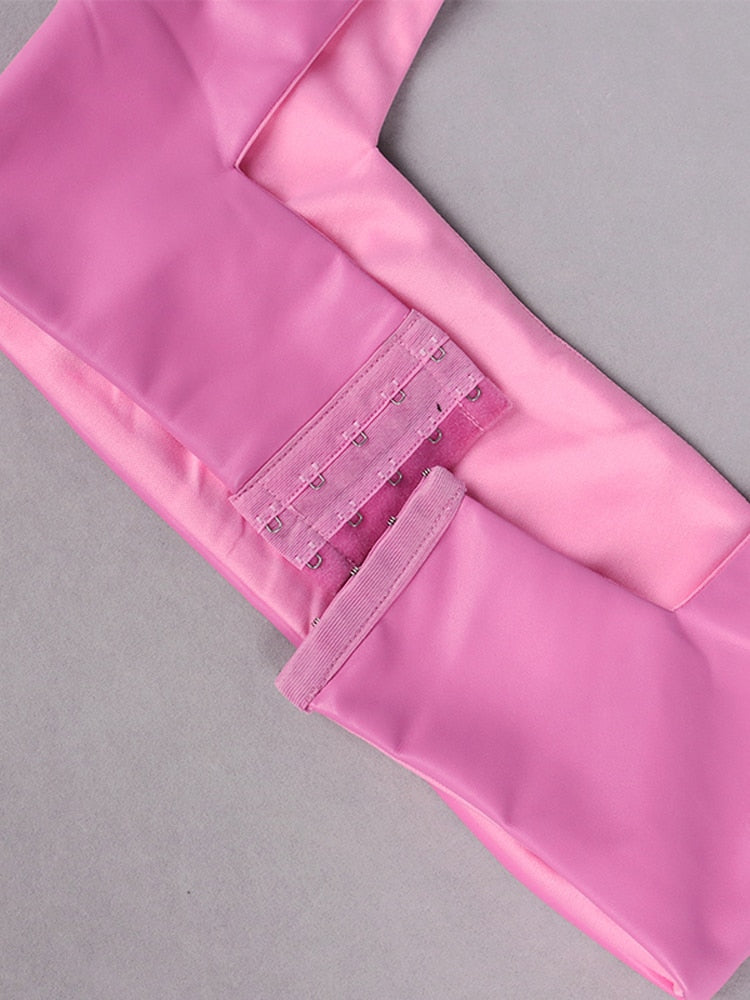 Evelyn Vegan Leather Dress Set