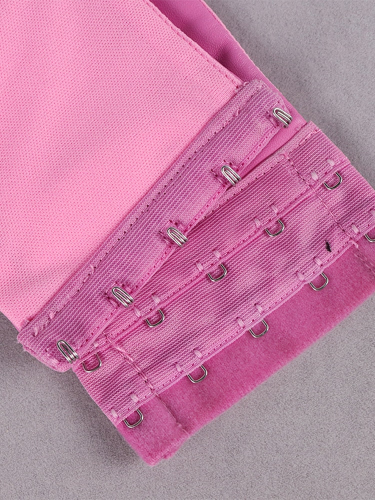 Evelyn Vegan Leather Dress Set