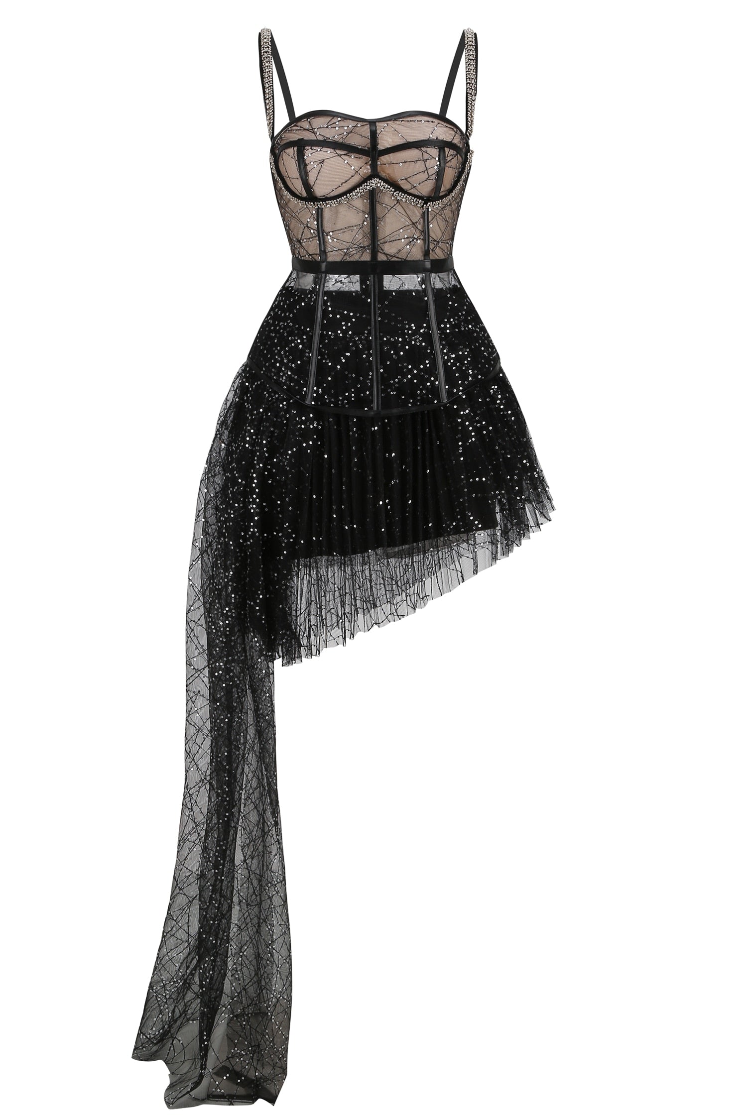 Ivanna Sequin Rhinestone Dress Set