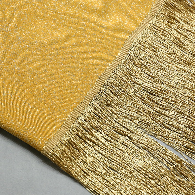 Jane Bandage Tassel Dress