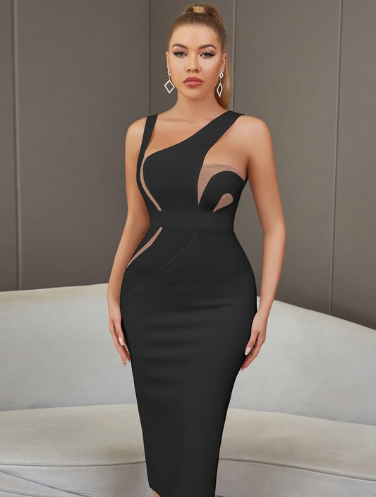 Olivia Cut Out Bandage Dress - SunsetFashionLA