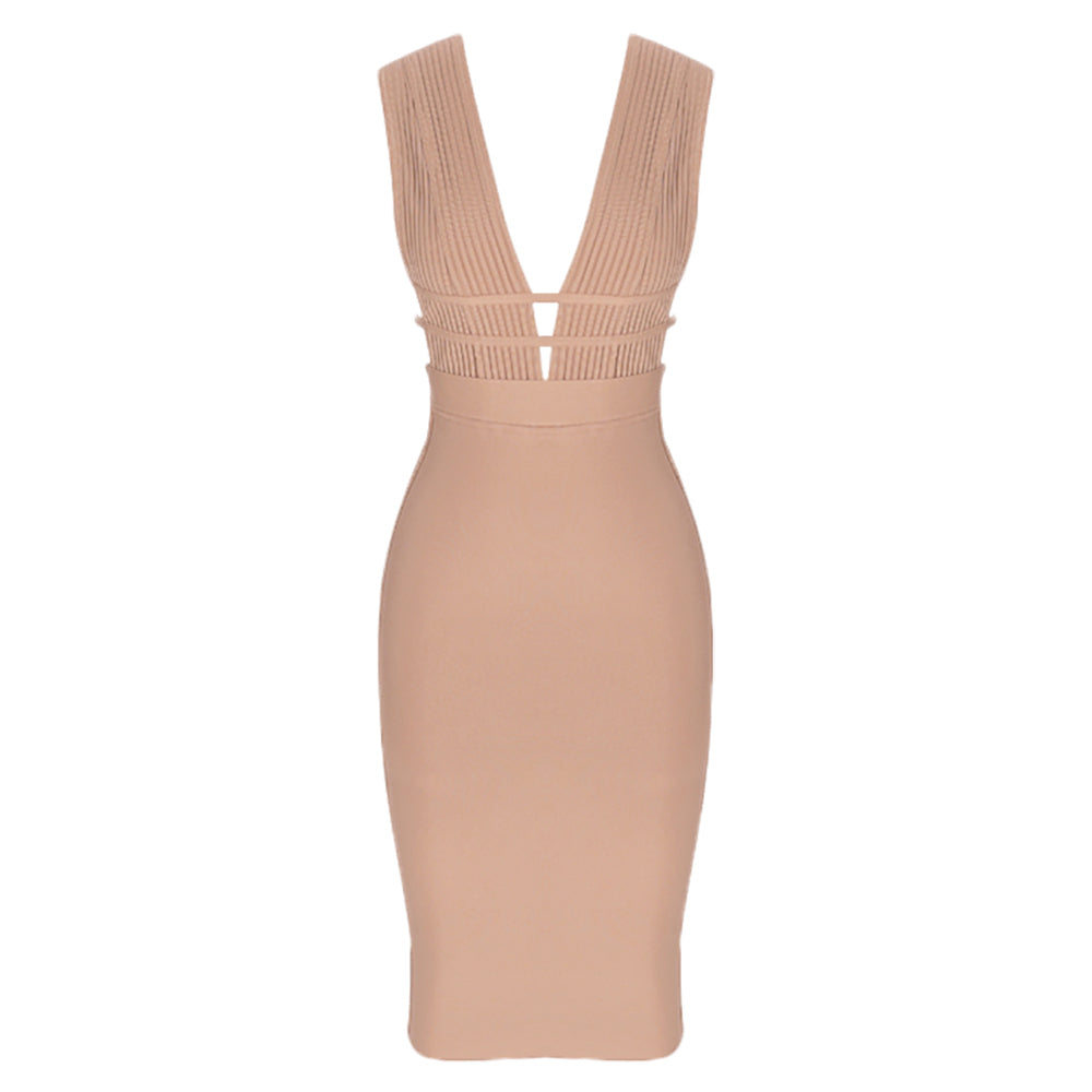 Rebecca Bandage Dress With Cut Out Detail