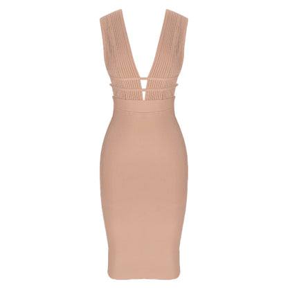Rebecca Bandage Dress With Cut Out Detail