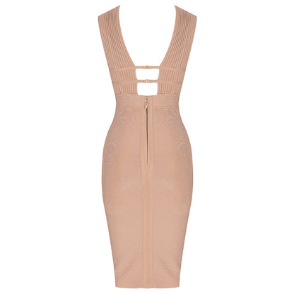 Rebecca Bandage Dress With Cut Out Detail