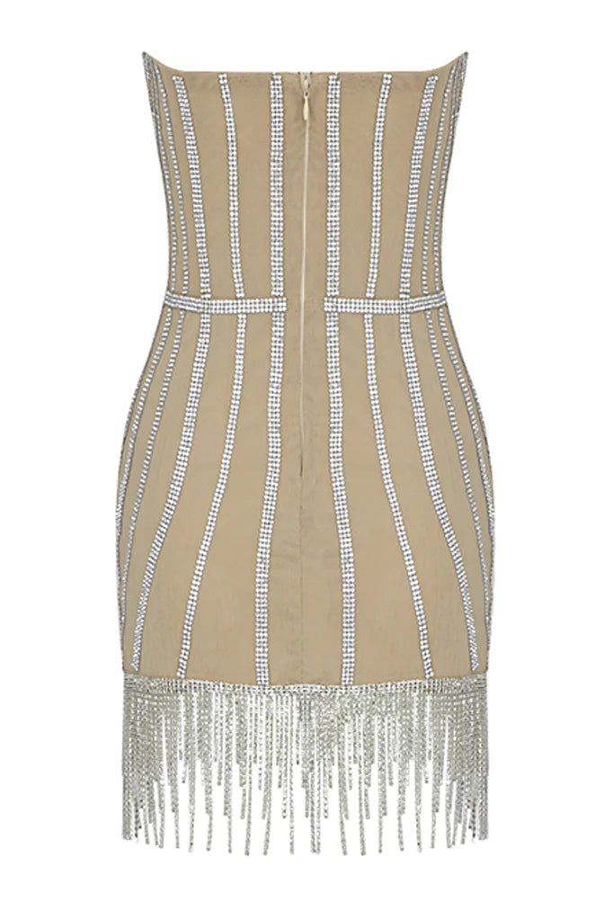 Sasa Sequin Dress With Sparkling Tassels