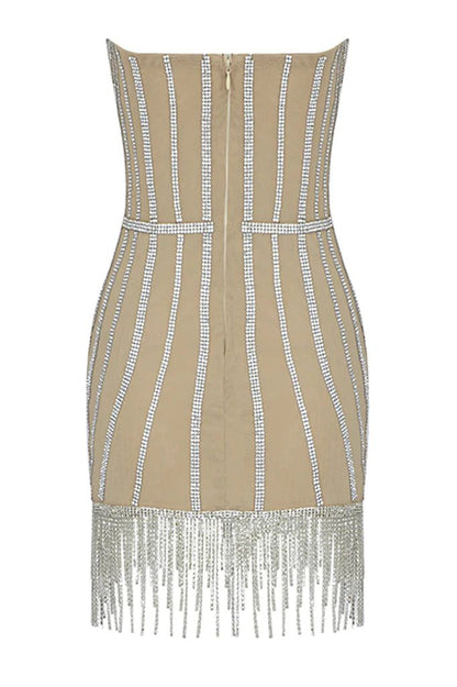 Sasa Sequin Dress With Sparkling Tassels