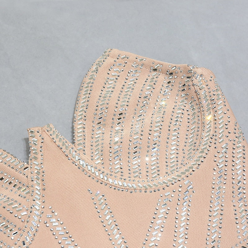 Shani Rhinestone Bandage Dress