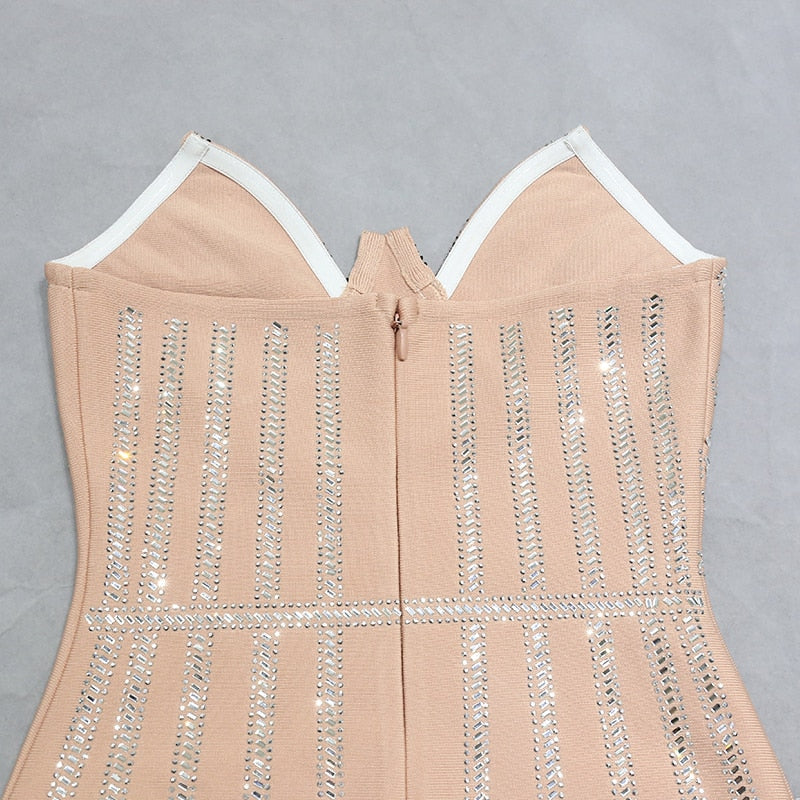 Shani Rhinestone Bandage Dress