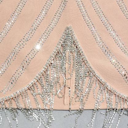 Shani Rhinestone Bandage Dress
