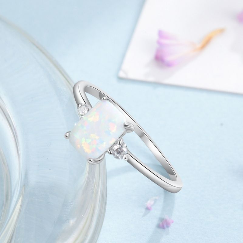 Opal Stone Ring From Queensland