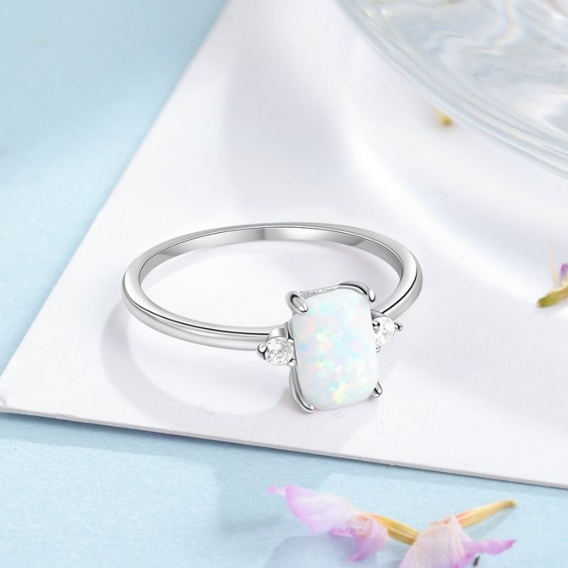 Opal Stone Ring From Queensland
