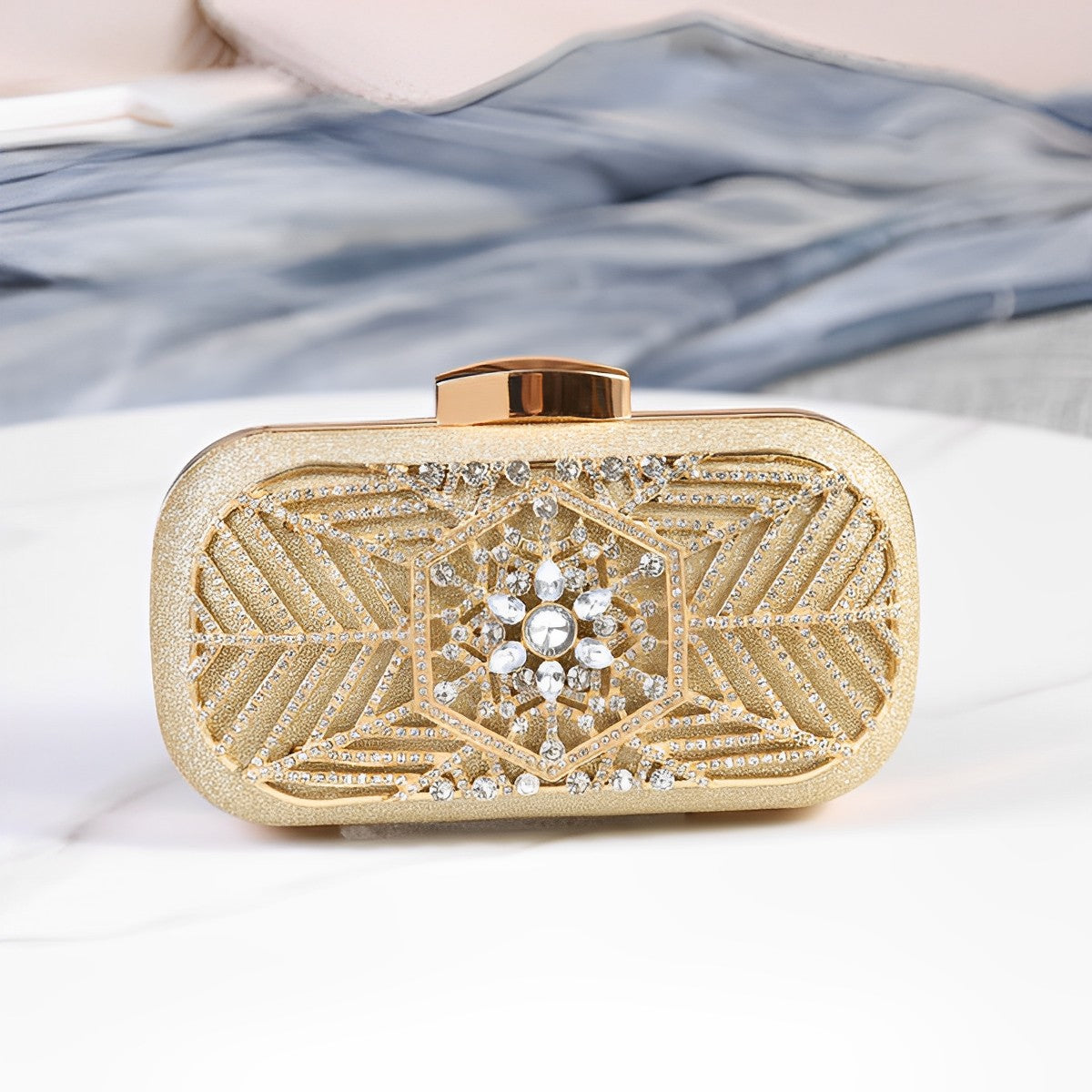 Yasmin Evening Clutch With Diamonds