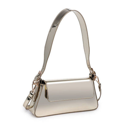 Giselle Metallic Crossbody Bag - Gold