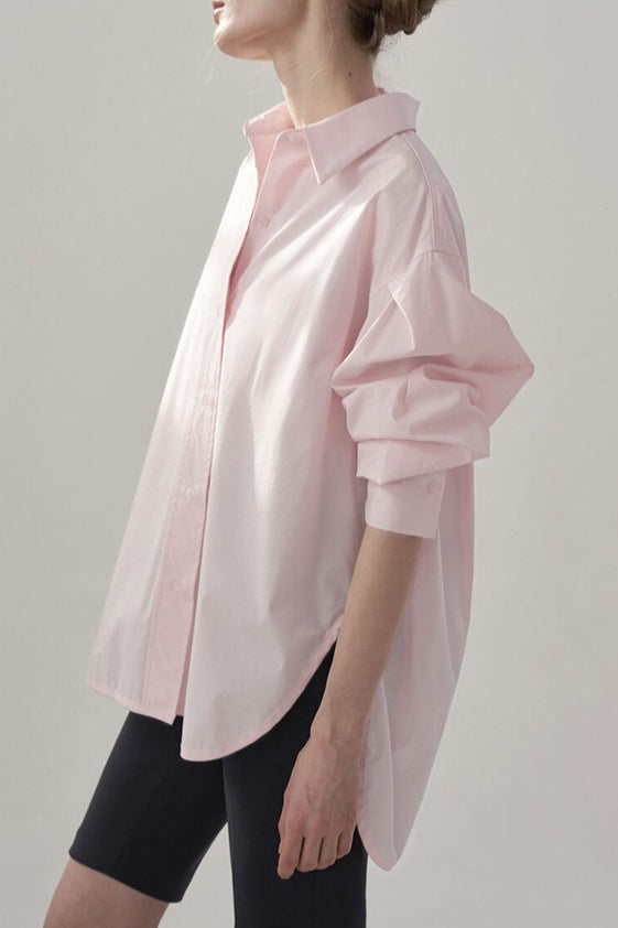 Casual Longline Cotton Blouse