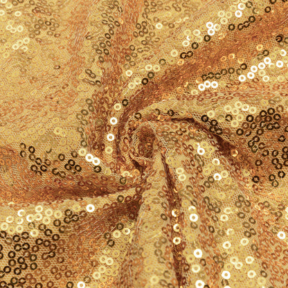 Elegant Yellow Sequin Off-Shoulder Dress Gold / Xs