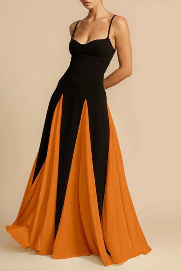 Elegant Panelled Slip Party Dress