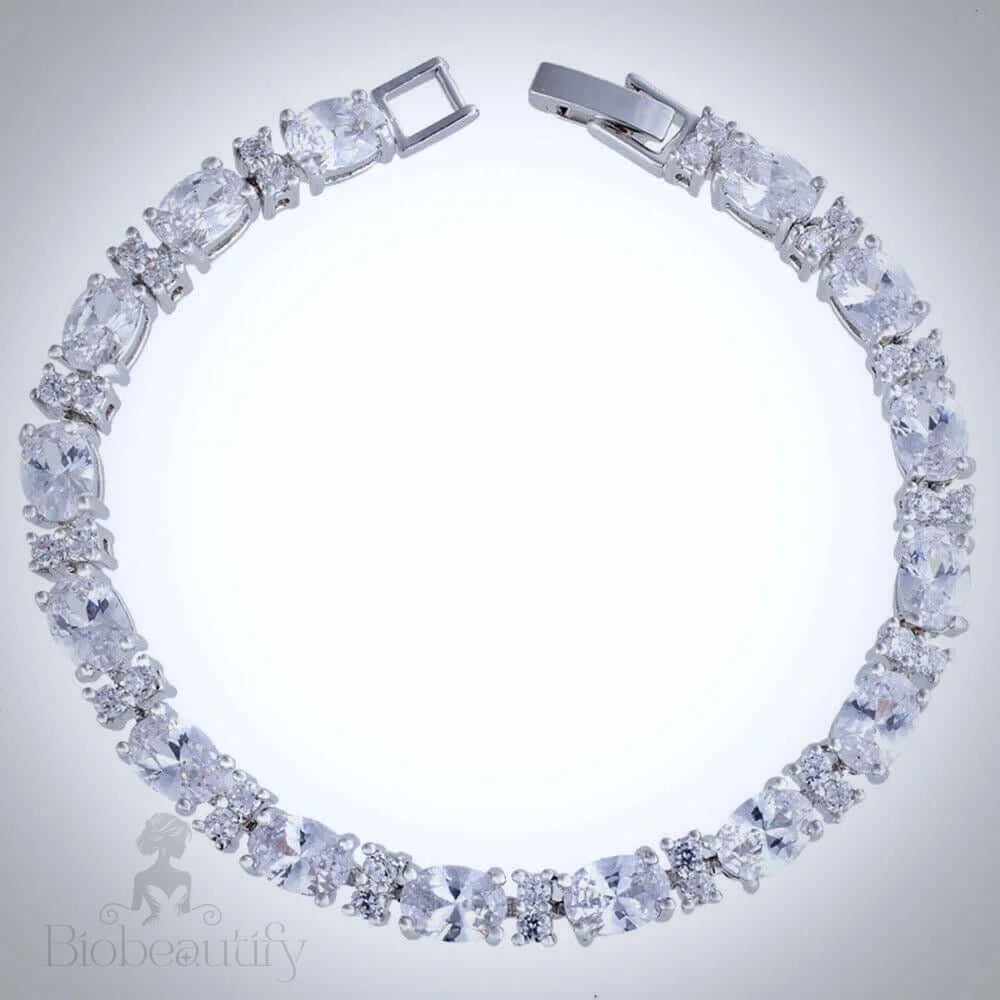 Adelaide Cubic Zirconia Wedding Bracelet