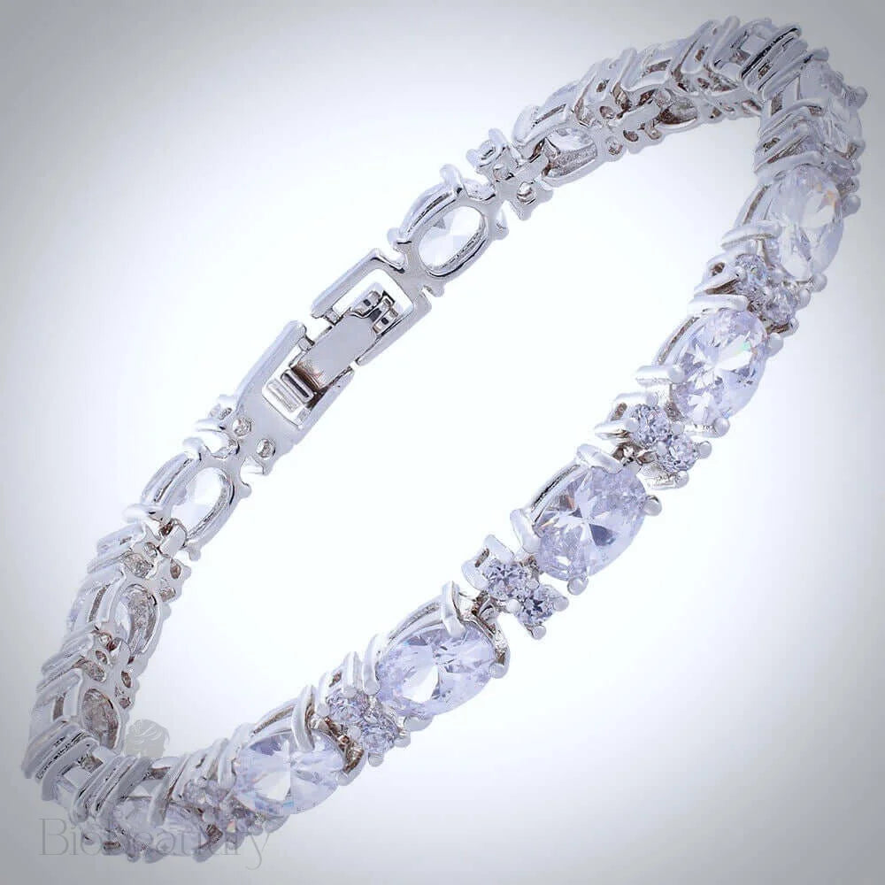 Adelaide Cubic Zirconia Wedding Bracelet