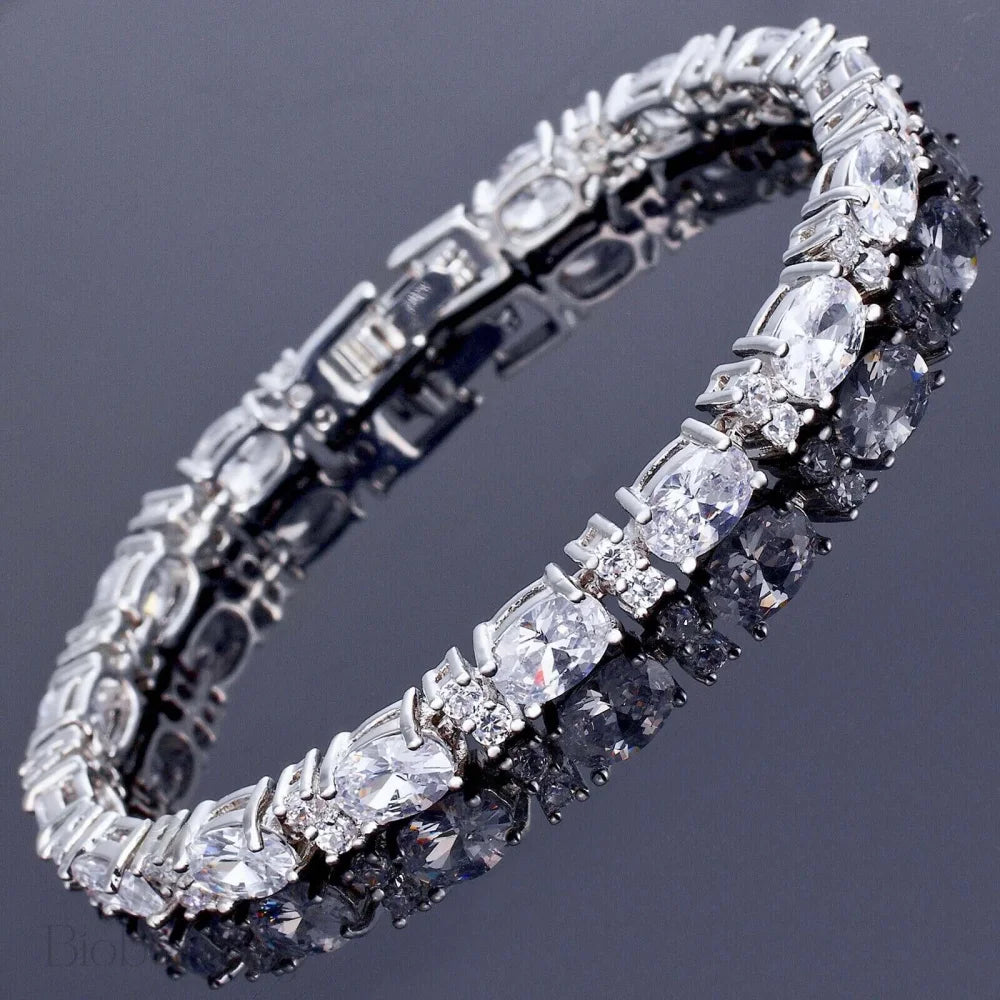 Adelaide Cubic Zirconia Wedding Bracelet