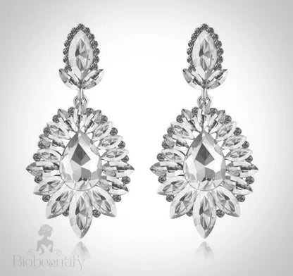 Wedding Jewelry - Rhinestone Bridal Earrings - Available in Silver and Gold