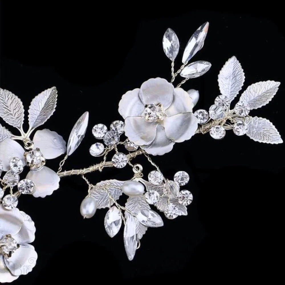 Amaya Pearl Crystal Bridal Hair Comb