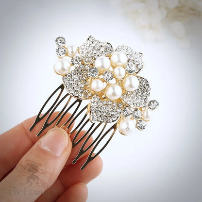 Anika Pearl Hair Comb For Brides