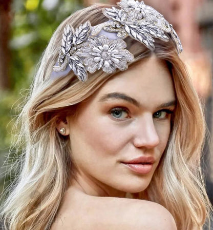 Araceli Pearl Crystal Bridal Headband