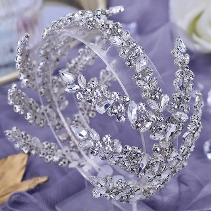 Argentina Silver Crystal Bridal Tiara