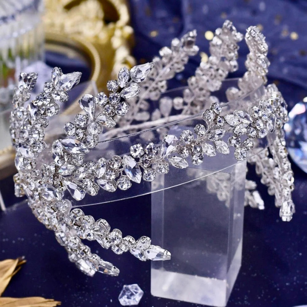 Argentina Silver Crystal Bridal Tiara