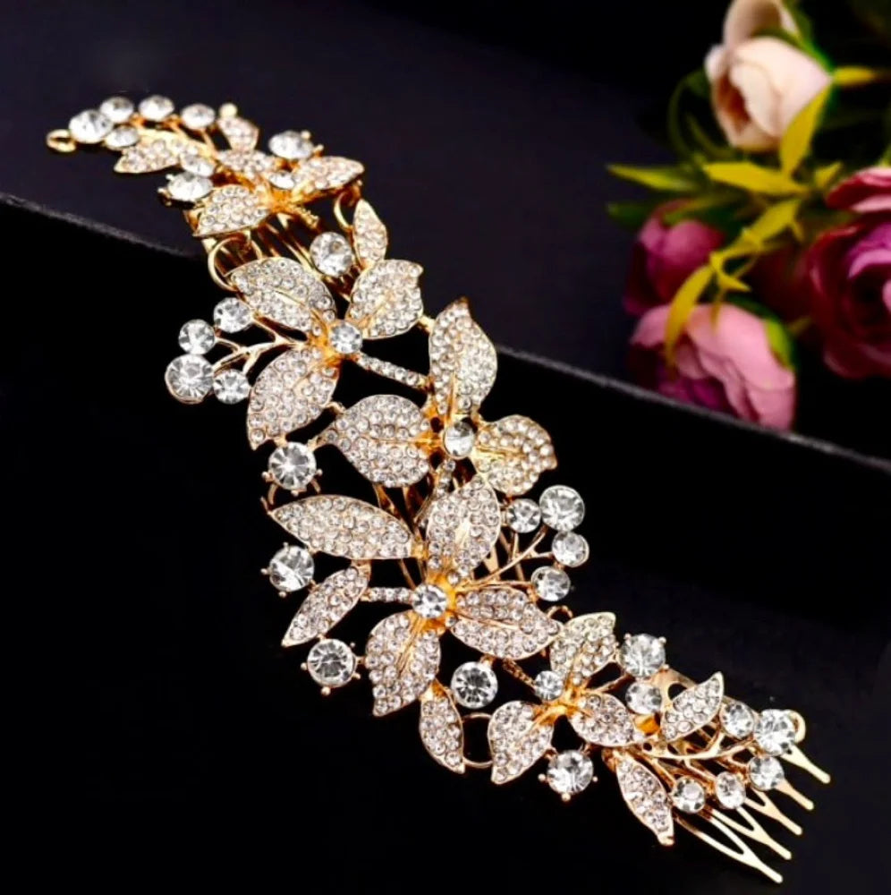 Wedding Hair Accessories - Austrian Crystal Bridal Hair Comb