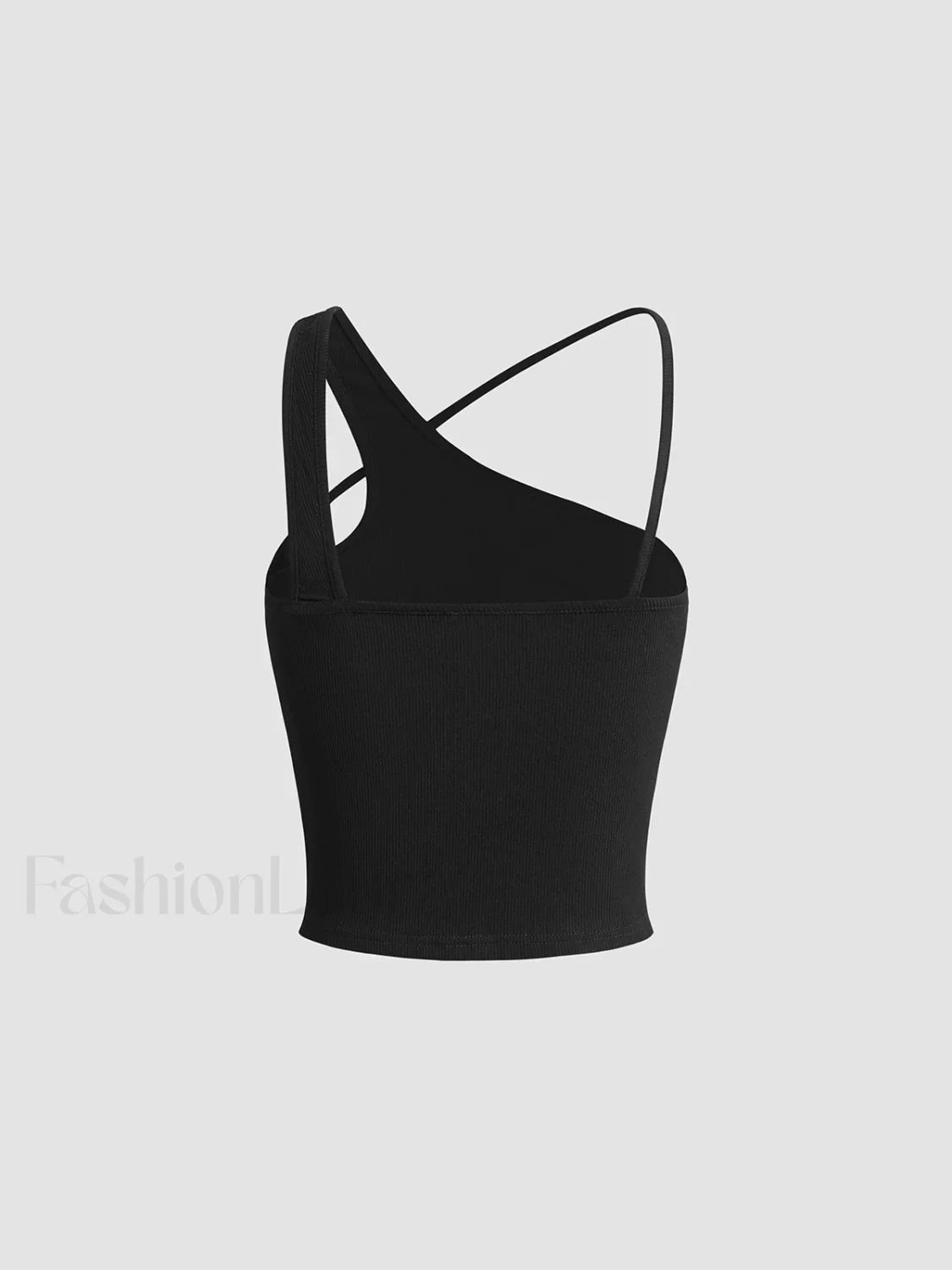 Asymmetrical Halter Tank Top Tank Tops & Camis