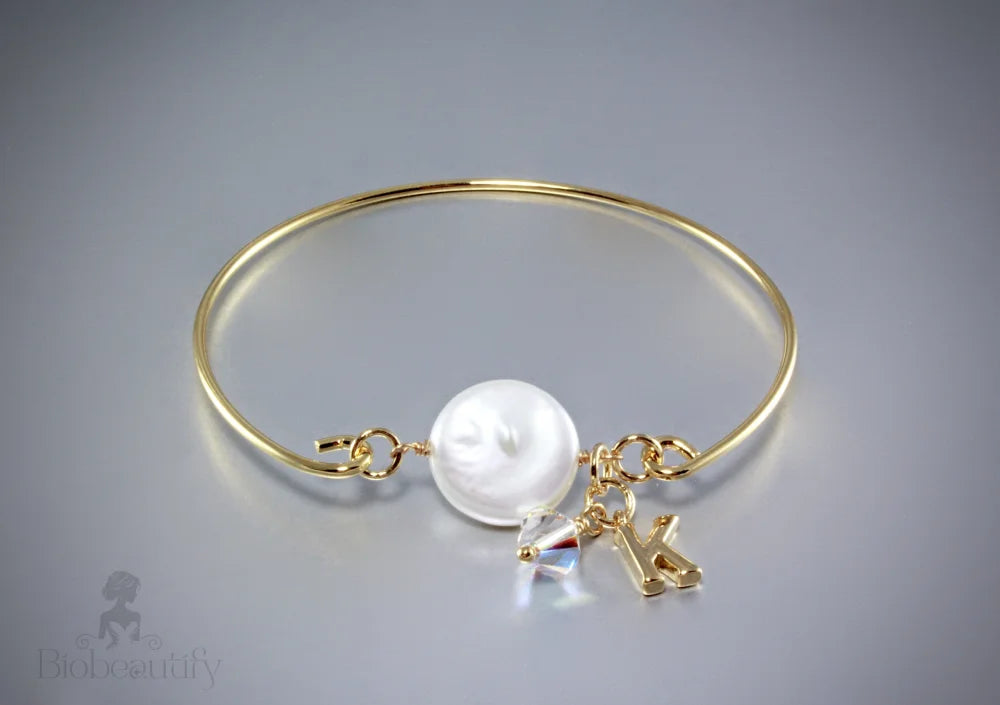 Audrey Freshwater Pearl Gold Bracelet