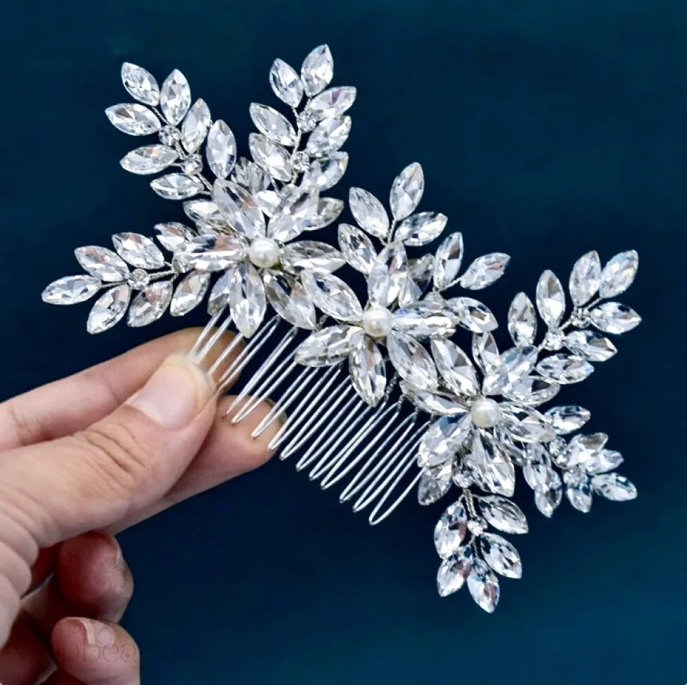 Augustine Pearl Crystal Bridal Hair Comb