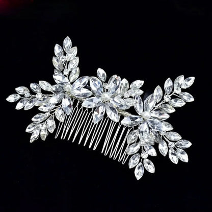 Augustine Pearl Crystal Bridal Hair Comb