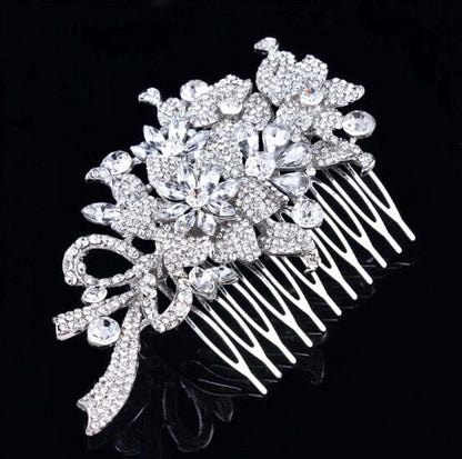 Auna Bridal Hair Comb With Crystals