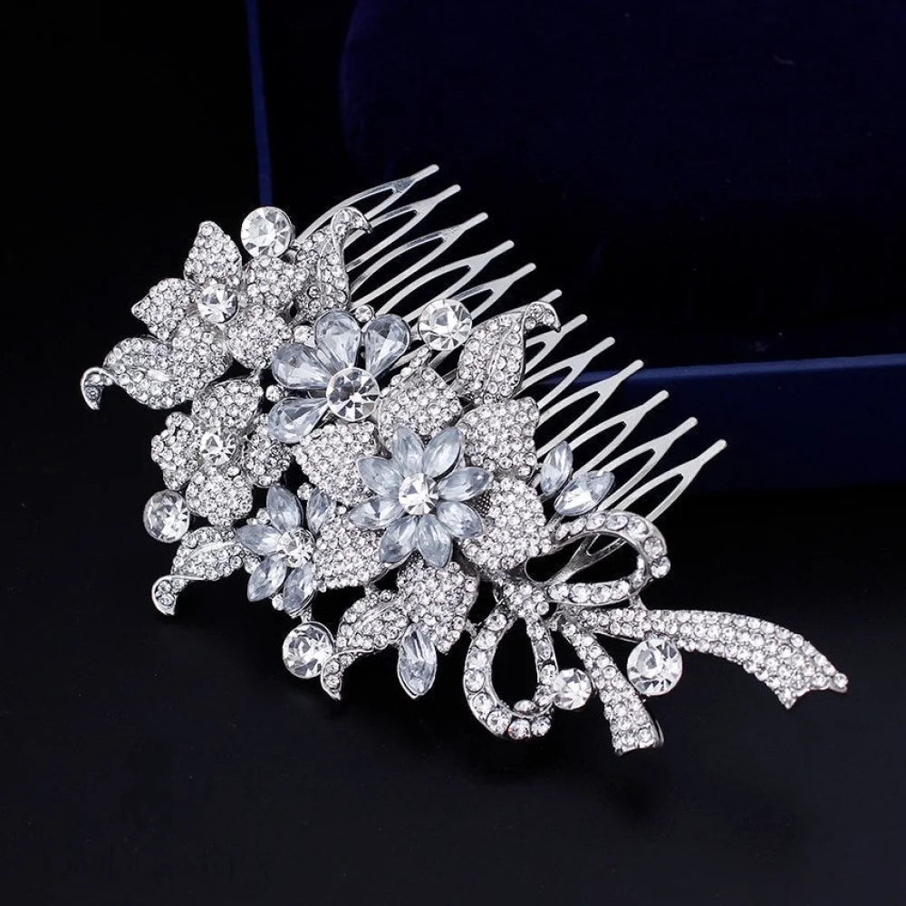 Auna Bridal Hair Comb With Crystals