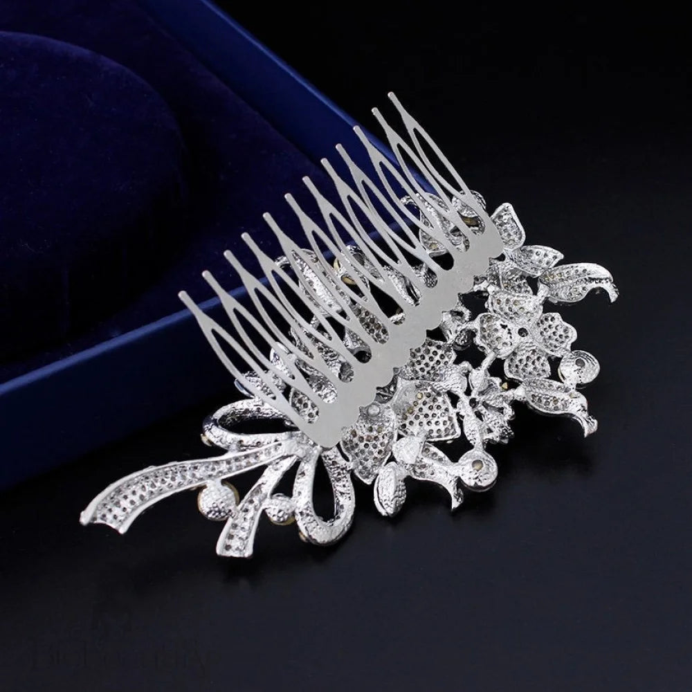 Auna Bridal Hair Comb With Crystals