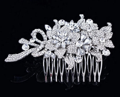 Auna Bridal Hair Comb With Crystals