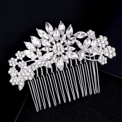 Wedding Hair Accessories - Austrian Crystal Hair Comb - Available in Rose Gold and Silver