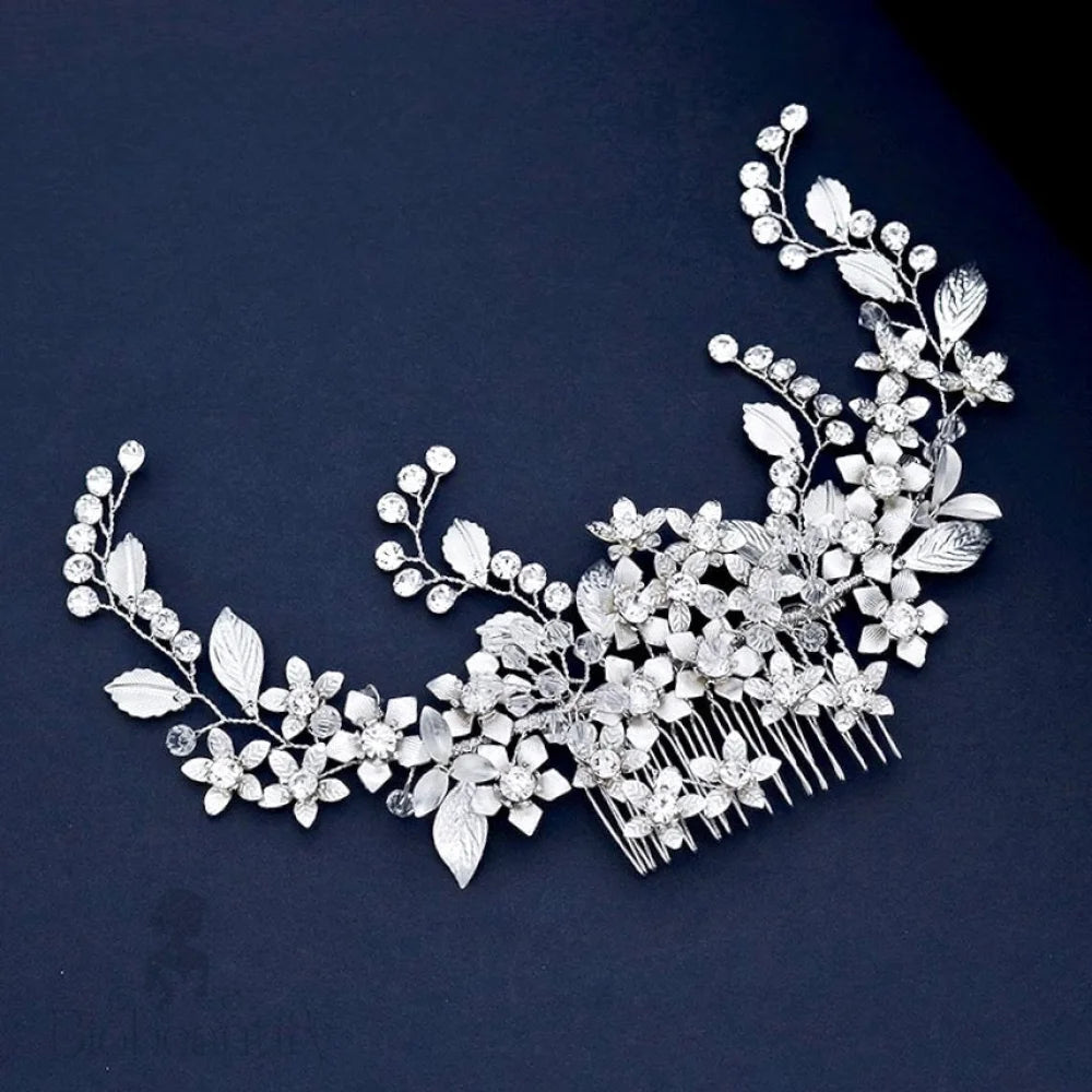 Austrian Crystal Bridal Hair Comb Maris