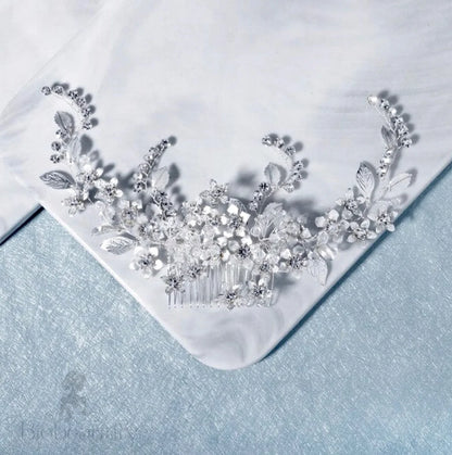 Austrian Crystal Bridal Hair Comb Maris