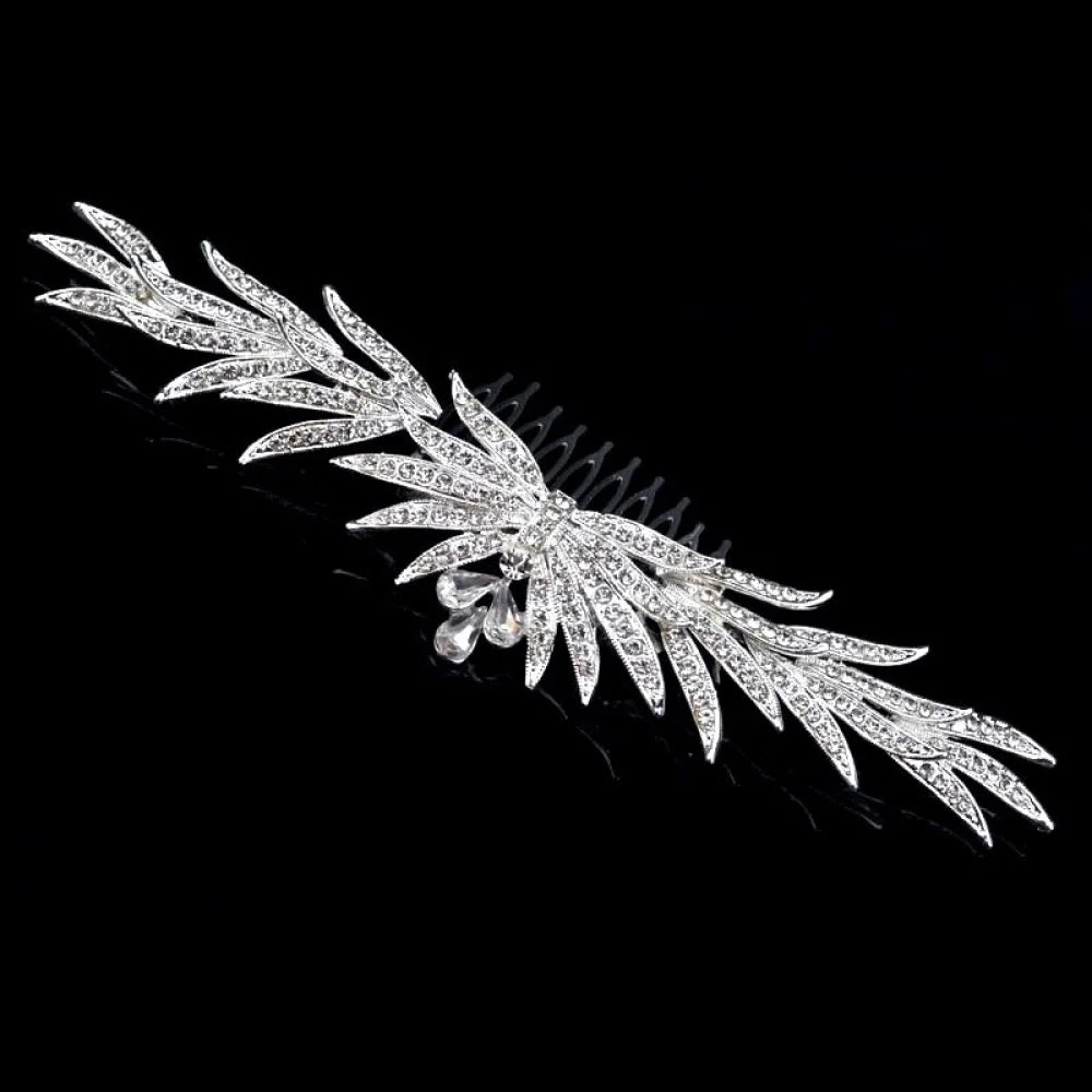 Austrian Crystal Bridal Hair Comb - Marlene