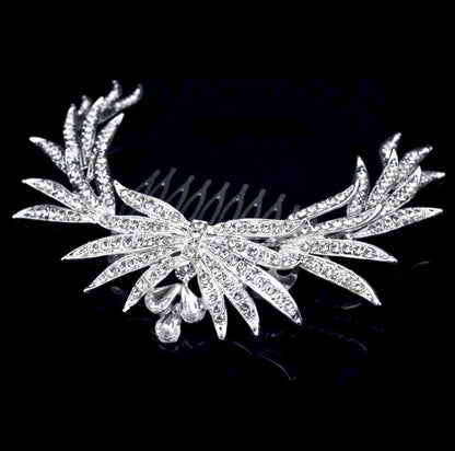 Austrian Crystal Bridal Hair Comb - Marlene